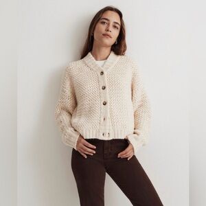 Madewell Bomber Cardigan Sweater | Size XS